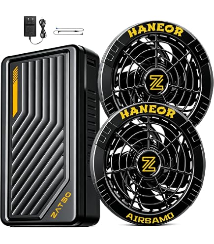 Amazon.co.jp: 【秒で爆風!!52V超高出力&46500mAh大容量】 ファン